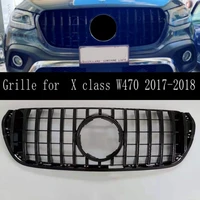 gt style front bumper grille centre panel styling upper grill for mercedes benz x class w470 2017 2018 2019 car accessory
