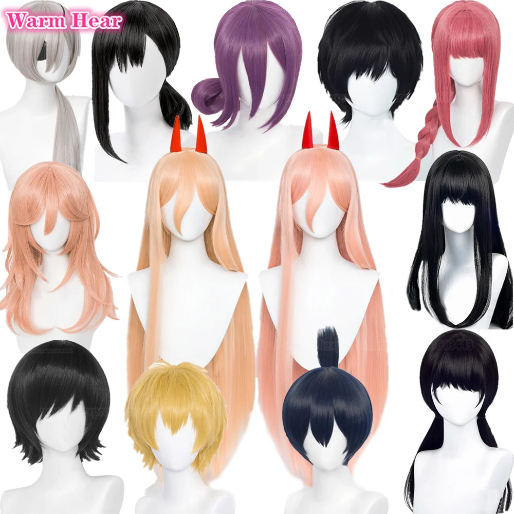 

High Quality Makima Power Reze Angel Devil Hayakawa Aki Denji Quanxi Himeno Yoshida Hirofumi Cosplay Wig Anime Chainsaw Man Wigs