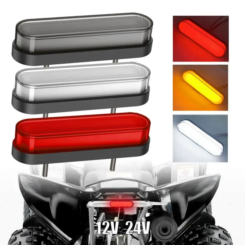 

2pcs 24LED Automobile Truck Trailer Light Universal Motorcycle Motorbike Rear Brake Tail Stop LED light 12-24V ATV UTV Lamp