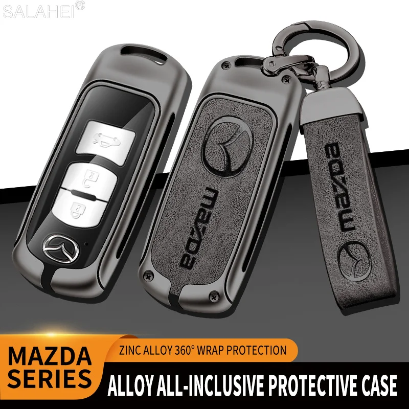 

Zinc Alloy Car Key Cover Case Holder Shell For Mazda 2 3 5 6 Atenza Axela Demio CX-5 CX5 CX-3 CX7 CX-7 CX8 CX-9 MX-5 Accessories
