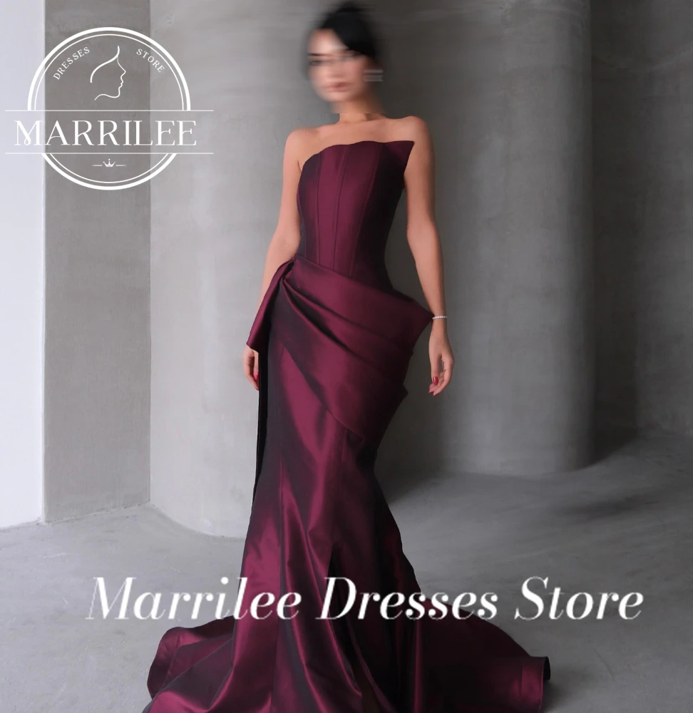 Магазин Marrilee Dresses Изысканное вечернее платье русалки без бретелек по