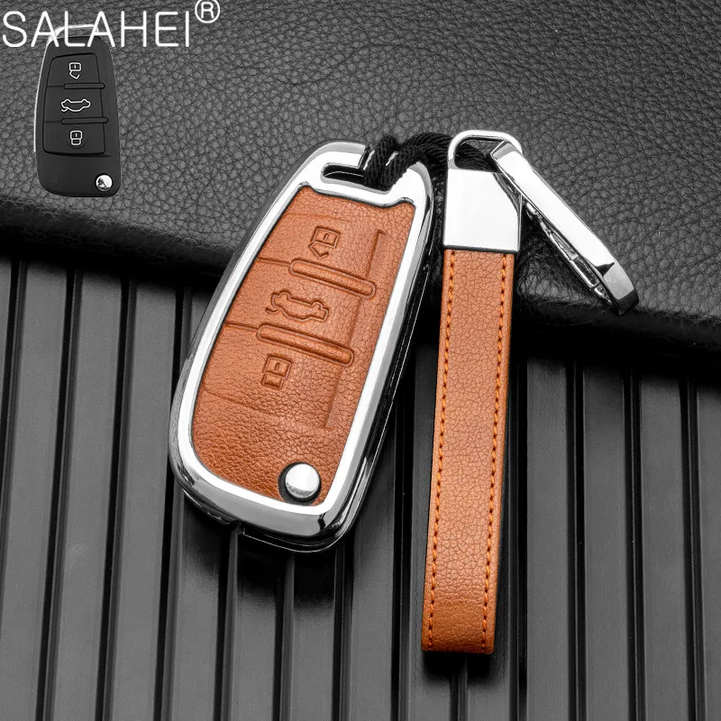 

For Audi A3 8P A4 B7 B8 B5 B9 B6 A1 A5 Q7 Q5 A6 4F C6 C5 C7 C4 TT Q3 S3 A7 A8 C4 8N 8V 8L RS3 Car Key Cover Case Accessories