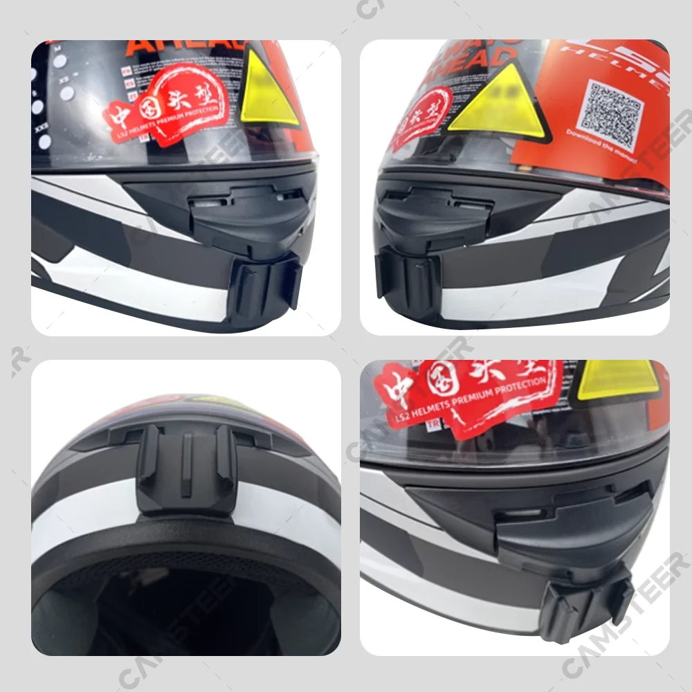 Алюминиевое крепление для шлема LS2 FF352 на заказ камеры GoPro Hero 12 11 10 9 Insta360 X4 X3 Ace pro DJI