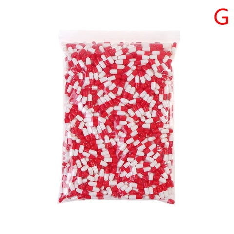 1000pcs 1# cápsula de gelatina dura vazia Cápsula de gelatina de gelatina cápsula de gelatina