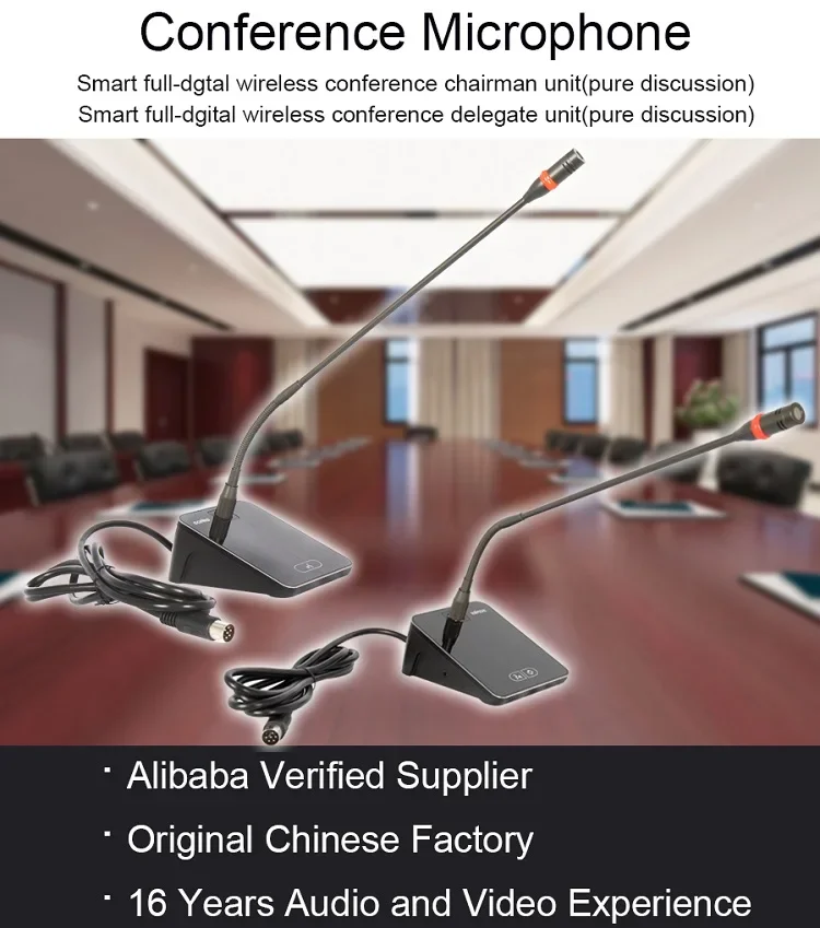 Sonbs дешевый беспроводной обсуждающий микрофон аудиотехника для конференций
