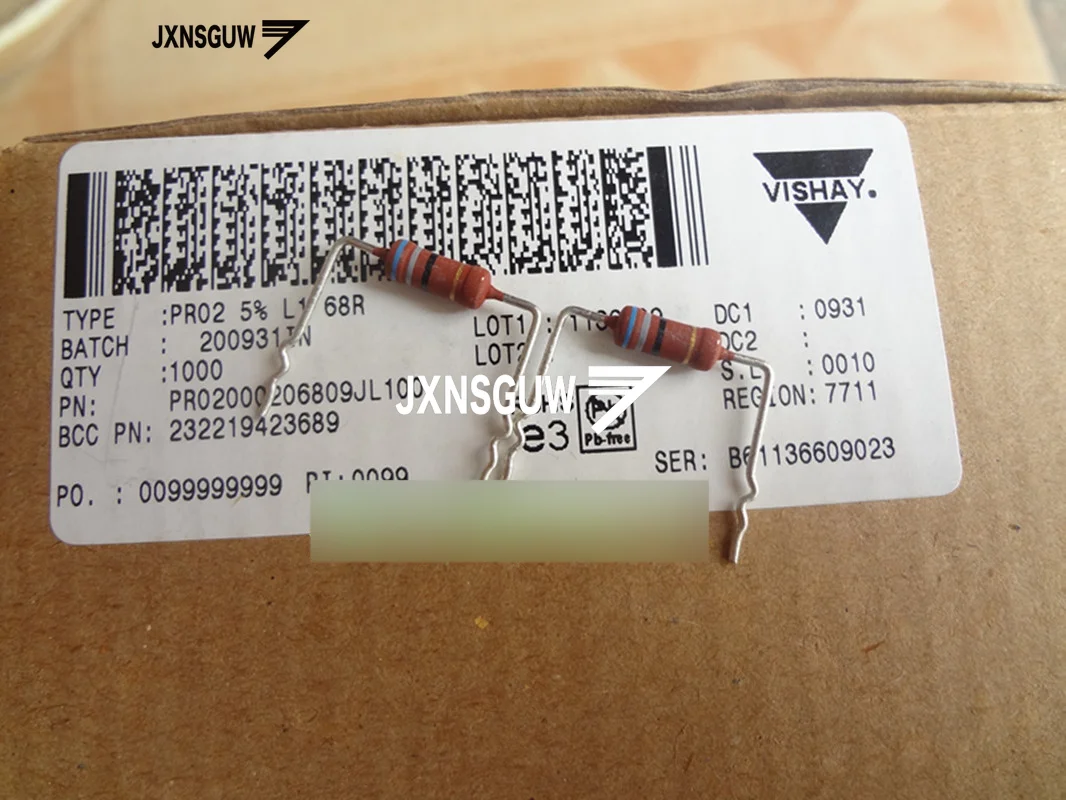 20 шт. новый оригинальный VISHAY PR02 5% 1W68R Красный Сопротивление 1 Вт 68R пленочный резистор 68R 1 Вт 68ом 20 шт. новый оригинальный VISHAY PR02 5% 1W68R Красный Сопротивление 1 Вт 68R пленочный резистор 68R 1 Вт 68ом