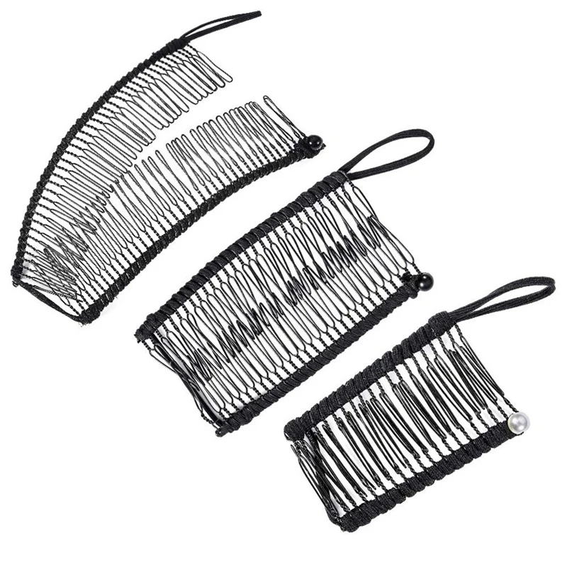 

3Pcs Is Suitable For Thick Women, Retro Hairpin Elastic Banana Clip Is Suitable For Natural Curly Hair