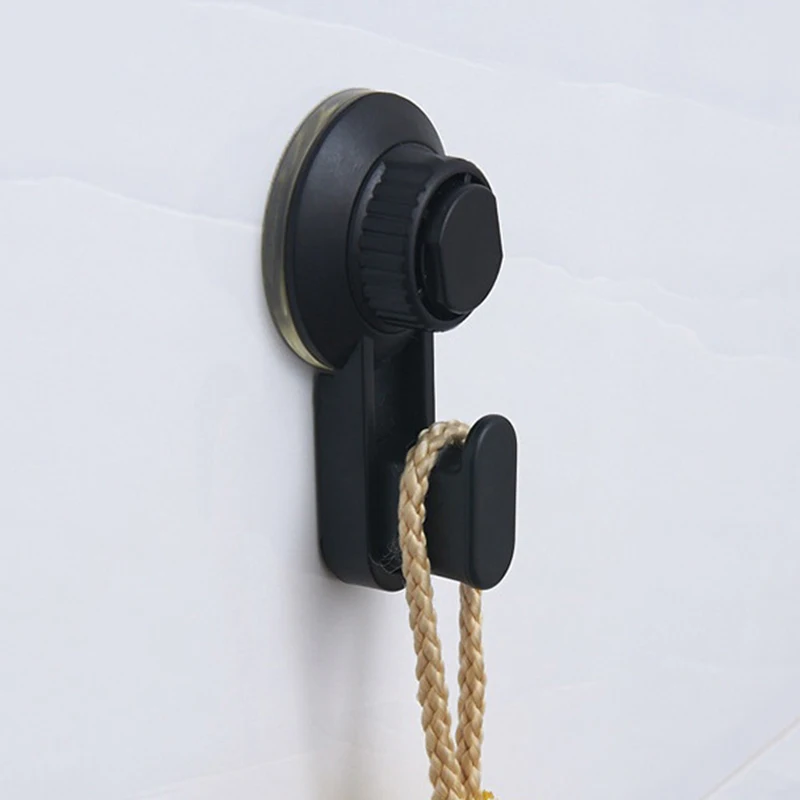 

1pc ABS Vacuum Suction Hook Holder 5KG Strong Hanger For Kitchen Bathroom Door Key Wall Hooks Organizer