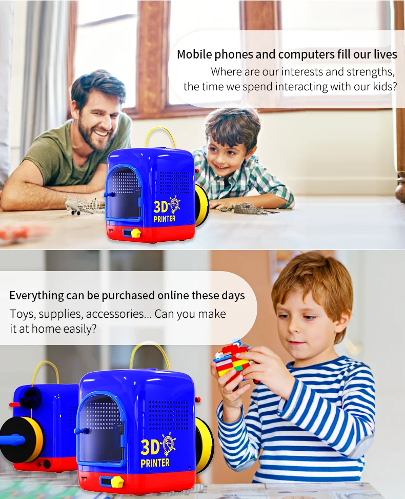 

3D Printer 0.91 Inch OLED High-Definition Screen PLA Build Volume 80*80*80mm Closed Printing DIY Toys Support Automatic Leveling