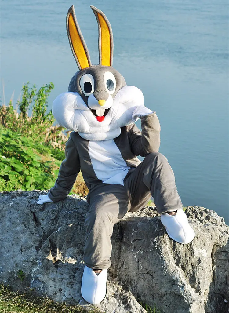

[TML] Cosplay Rabbit and Bugs Bunny Mascot Costume Cartoon character costume Advertising Costume Party Costume Animal carnival
