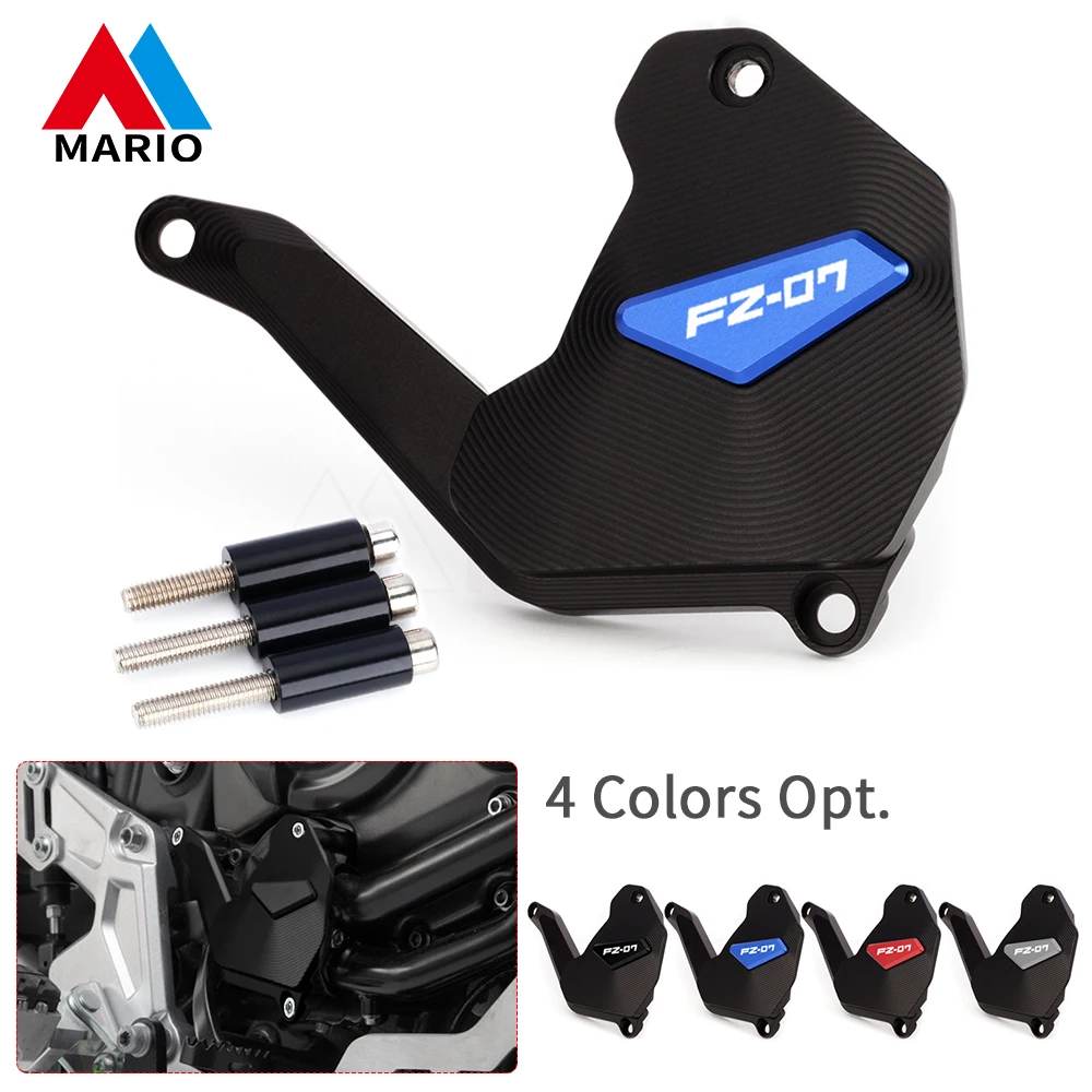 FZ07 MT07 Blue For Yamaha MT-07 FZ-07 MT FZ 07 2014 2015 2020 2021 2022 Motorcyle Water Pump Guard Cover Protector Accessories