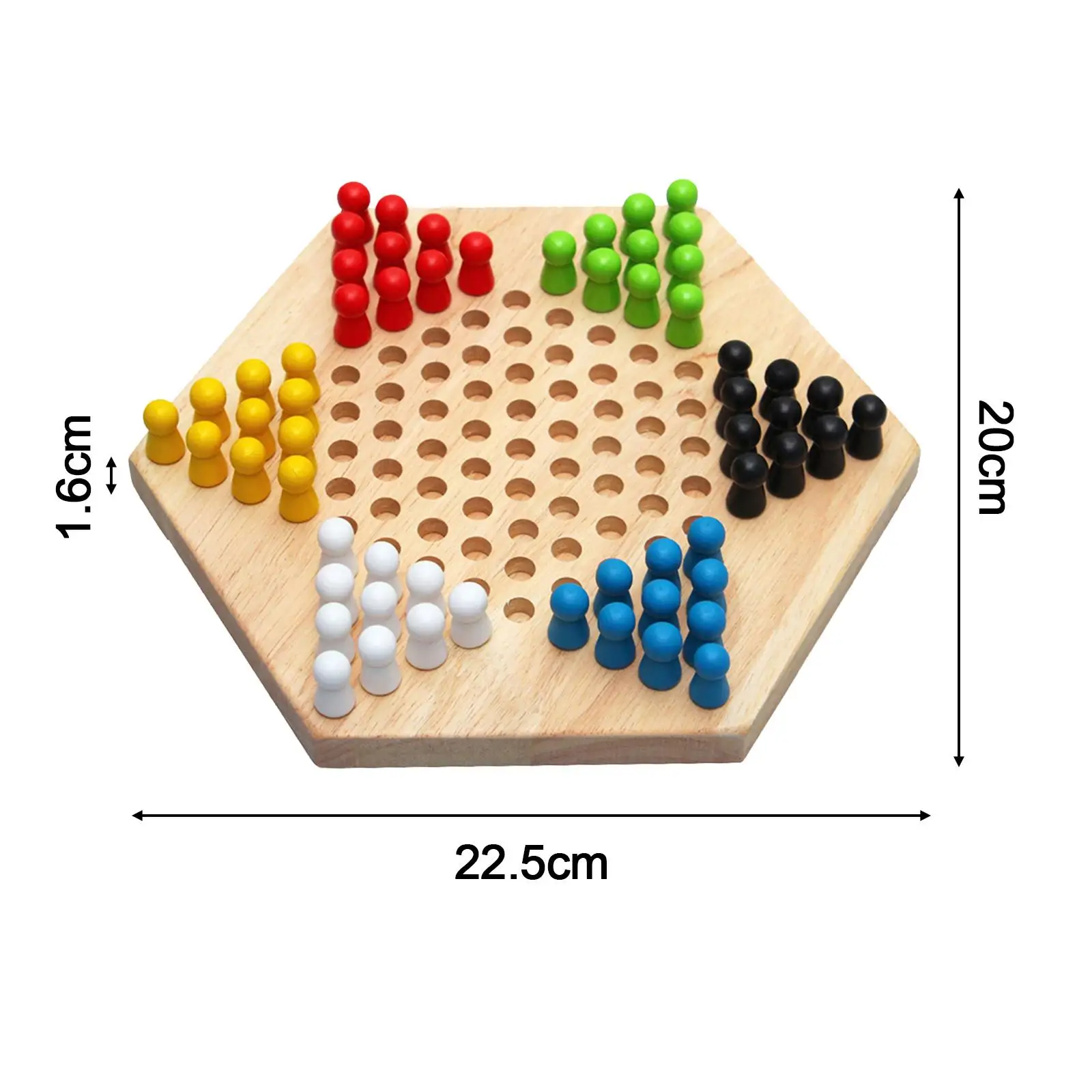 Деревянные китайские шашки забавная игра ручной работы игрушка для