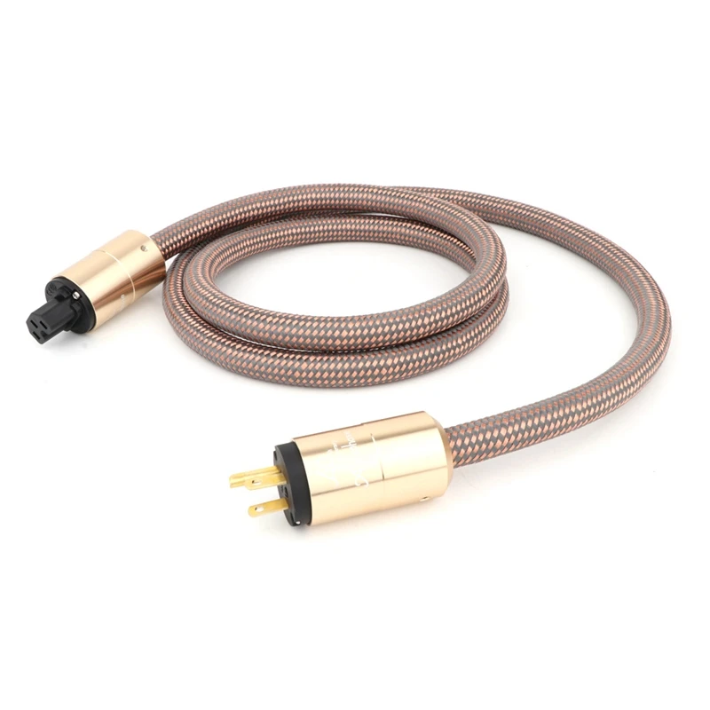 

HI End Power Cord CD Amplifier Amp Power Plug Cable HIFI AC Mains Power Cable
