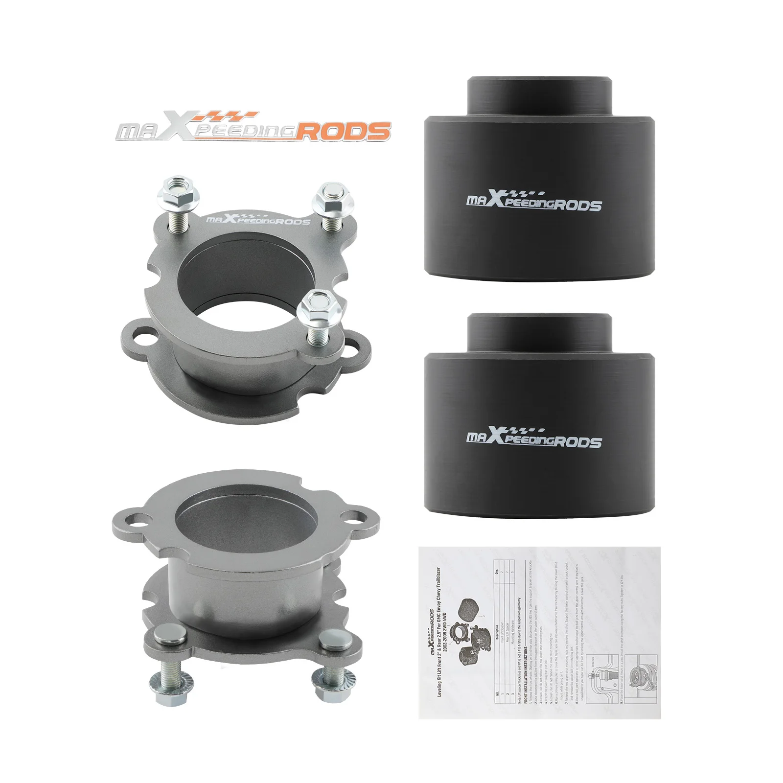 Комплект нивелира заднего подъемника 3 5 дюйма передний 2 для Chevrolet Trailblazer GMC шина