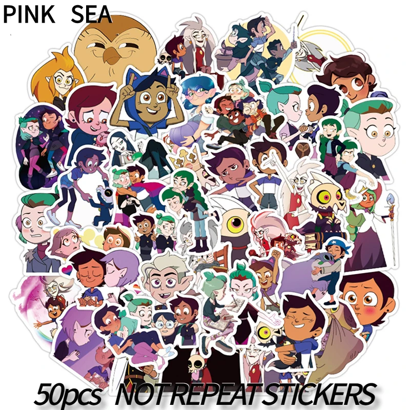 10/30/50 шт./компл. мультяшный домик с совой американское аниме фото для багажа