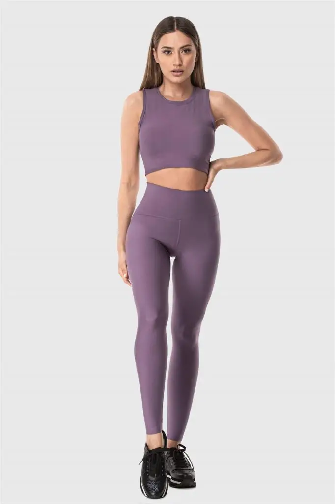 Superstacy High Waist Lilac Sports Leggings