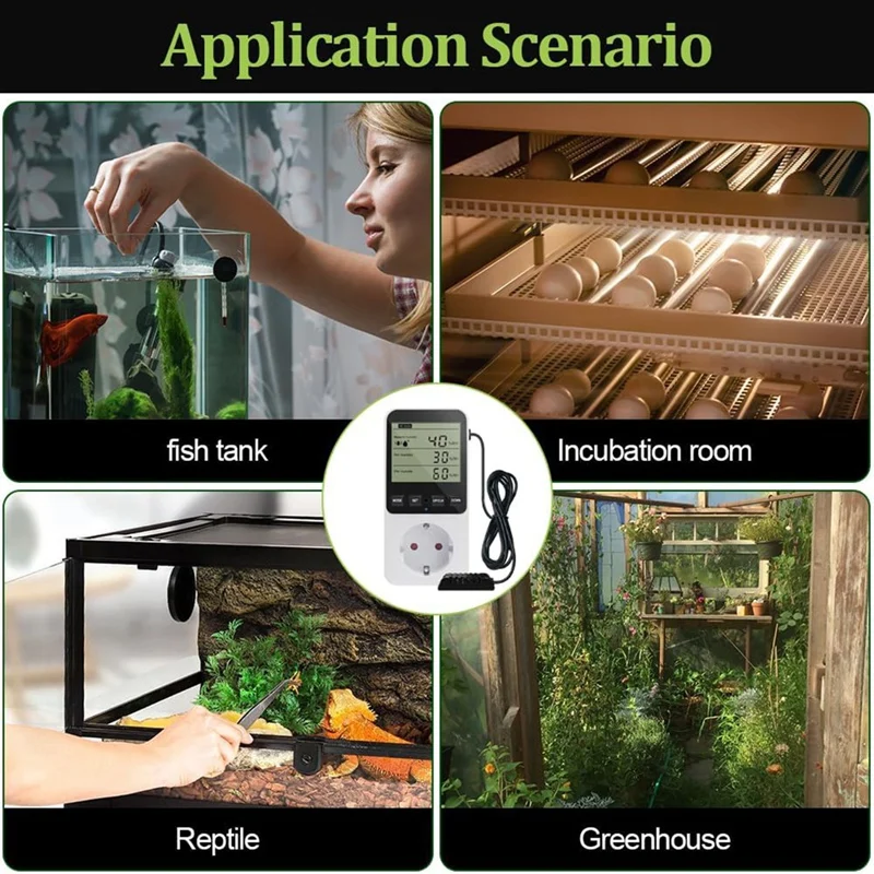 Контроллер влажности розетка регулятора температуры 230 В переключатель