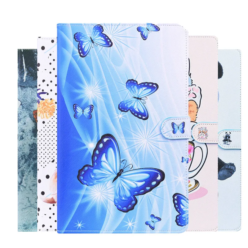 

For Lenovo P11 J606F 2020 Case Animal Painted PU Leather Tablet Cover Funda For Lenovo Tab P11 Plus J606X 2021 Case