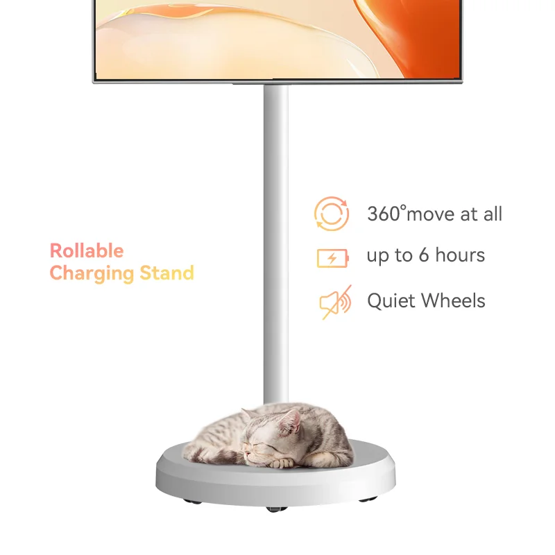2024 21 5-дюймовый StandbyME 6 + 128 г Android 12 напольный Smart TV зеркала для фитнеса ЖК-дисплей