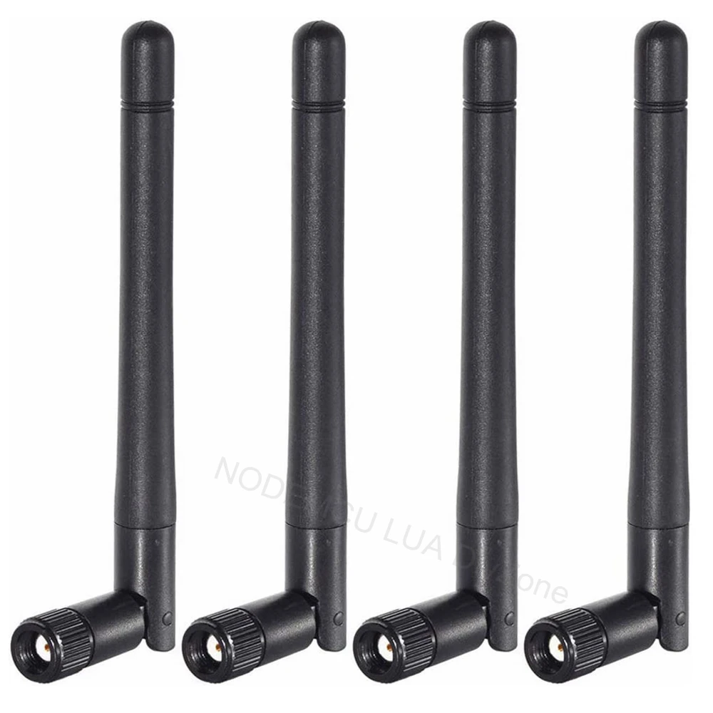 4pcs/lot Dual Band WiFi Antenna 2.4GHz 5/5.8GHz 3dBi SMA Male Antenna For Wireless Vedio Security IP Camera Recorder