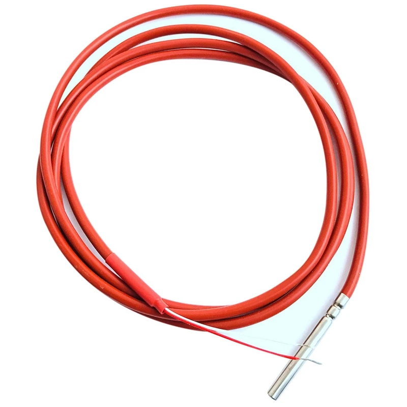 

6X 2 Wire PT1000 Temperature Sensor Thermistor Silicone Gel Coated 1.5Meters Probe 45Mm X 5Mm -50-180 Centigrade Rtds
