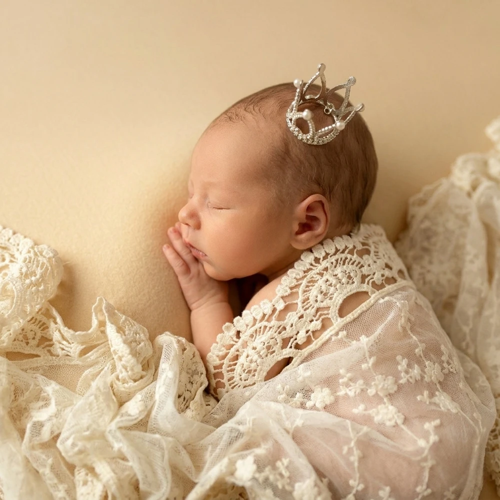 Фото Реквизит для фотосъемки новорожденных: кружевное одеяло-накидка с крыльями ангела, роскошная пеленка для младенцев, аксессуары для фотосессий, реквизит для позирования в студии №2