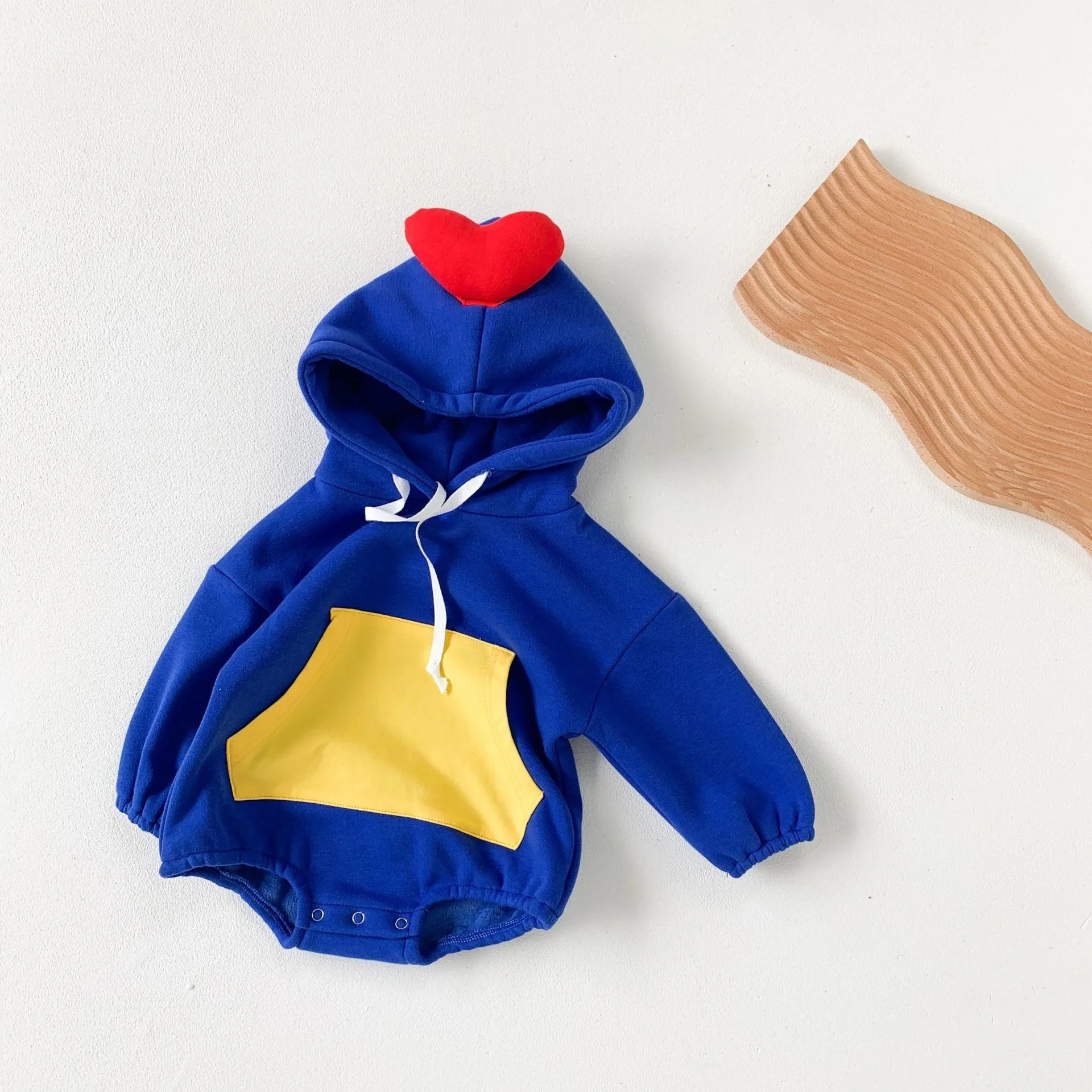 

Infant And Children's One-piece Clothes, The Same Color Matching Climbing Suit Treasure