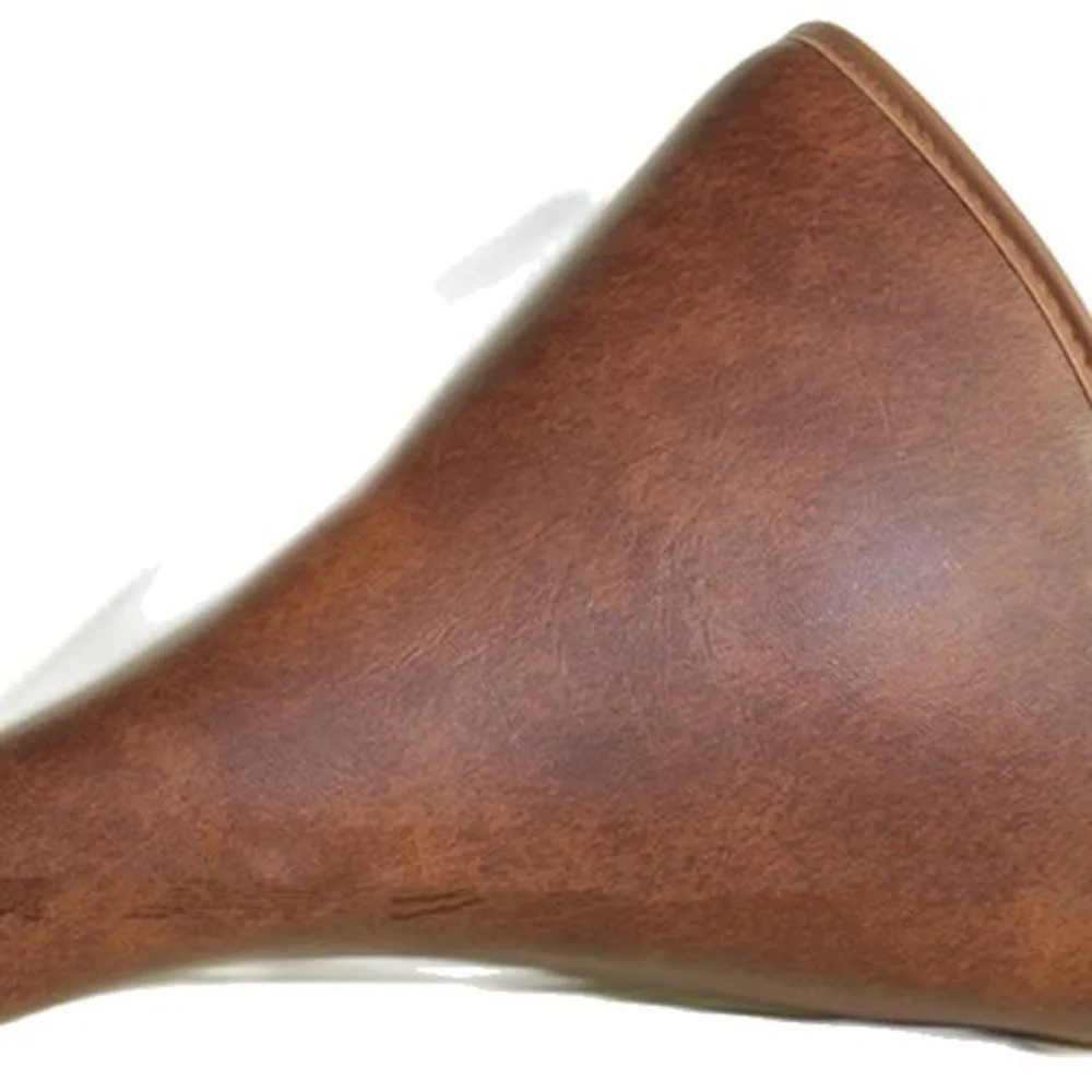 Винтажное велосипедное седло в стиле ретро с заклепками черное удобное прочное