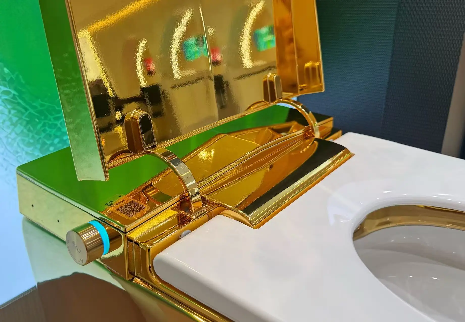 Фото Умный унитаз Golden Smart Square для Северной Америки, подходит для Канады, европейский умный унитаз S-образной формы с изогнутым дизайном №5