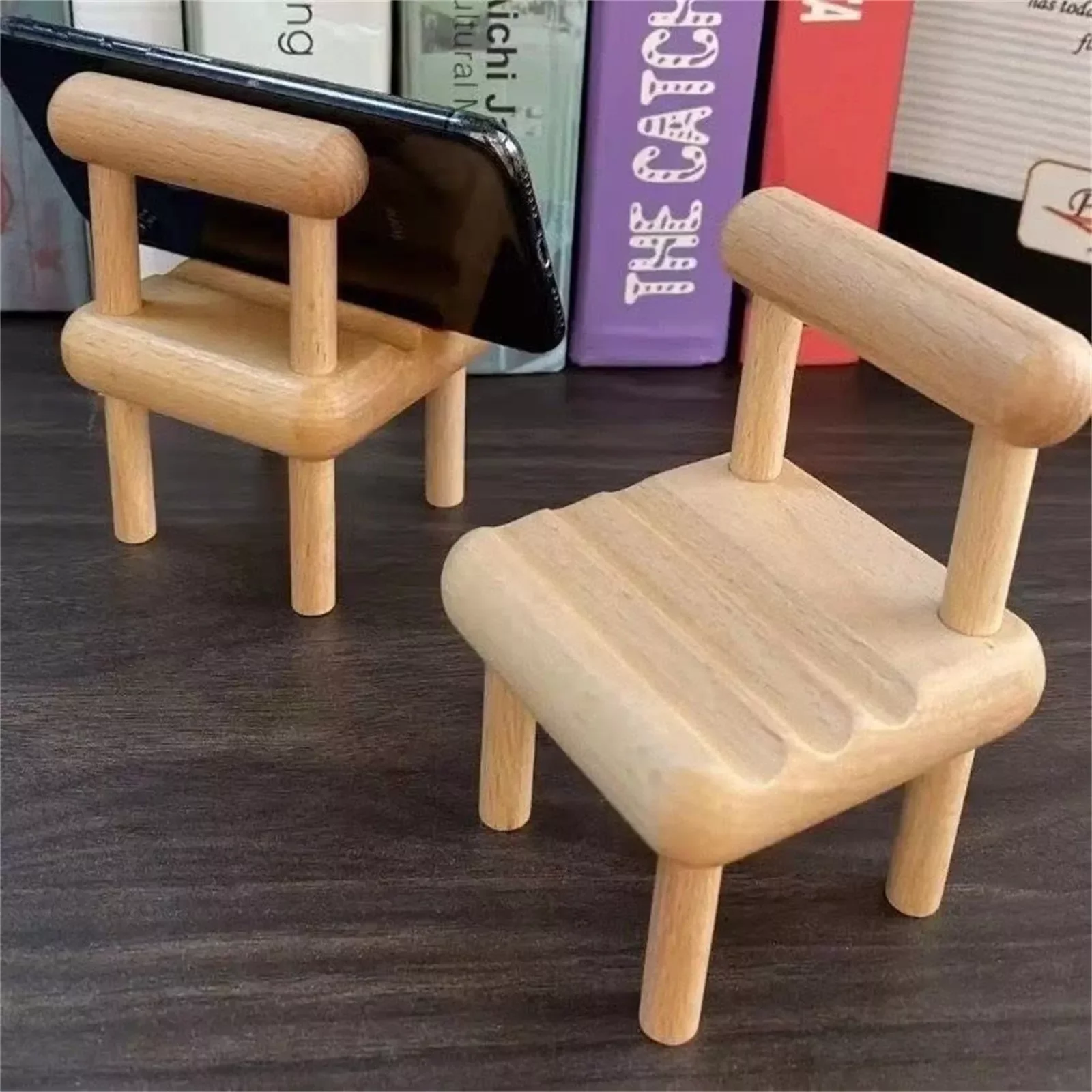 

NEW2023 Mini Creative Cellphone Stand Portable Chair Shape Mount Multi-angle Cradle Comfortable Eye Protection