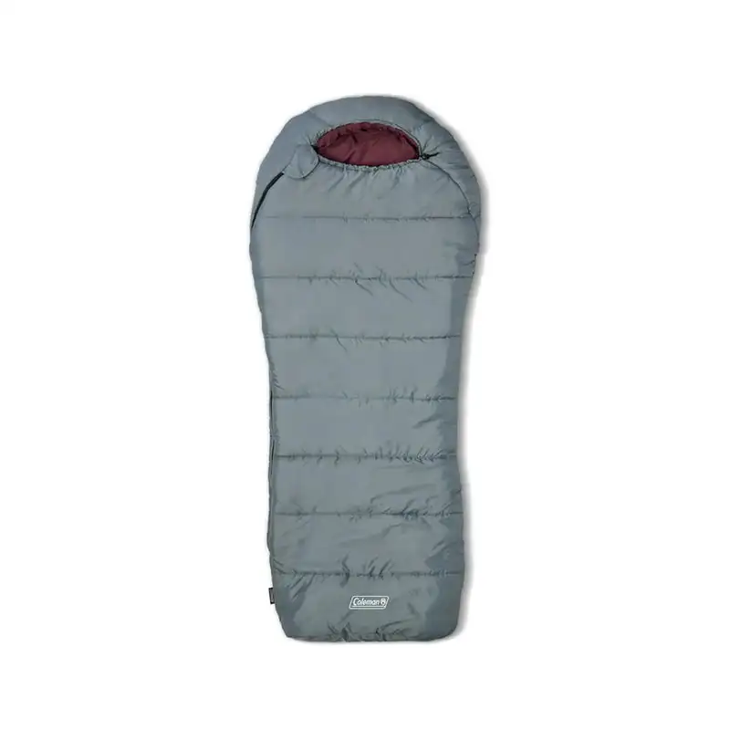 

Luxury 50° Big & Tall Gray Mummy-cut Insulated Tidelands Sleeping Bag for Super-Comfortable Sleep.