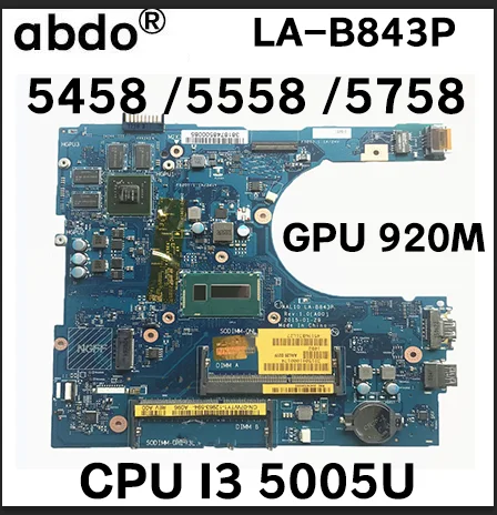 Материнская плата для ноутбука Dell Latitude 3440 DL340-HSW 13221-1 материнская WVPHP CN-0RGV81 RGV81 с