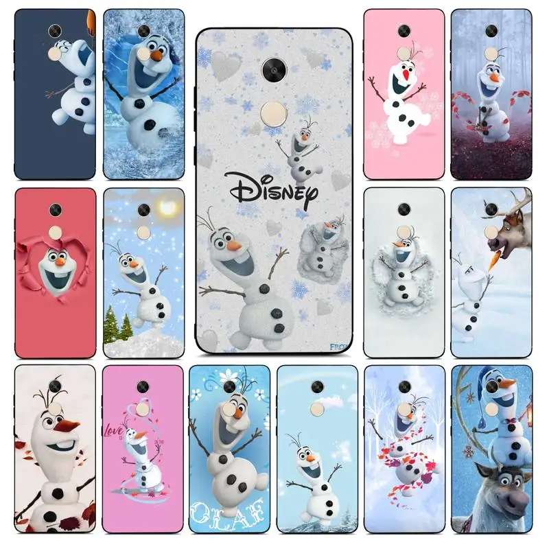 

Disney Olaf Snowman Frozen Phone Case for Redmi Note 8 7 9 4 6 pro max T X 5A 3 10 lite pro