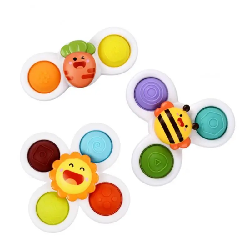 

Вращающаяся игрушка с присоской в виде цветка, гироскоп, развивающие игрушки, веселая выработка концентрации, присоска, игрушка-Спиннер, сильное всасывание, Zhuanzhuanle