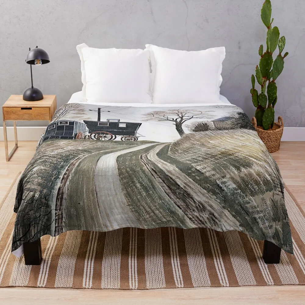 Эрик Войлизный Peintre Равильская гравюра sur bois Равительный арт. Плед декоративное