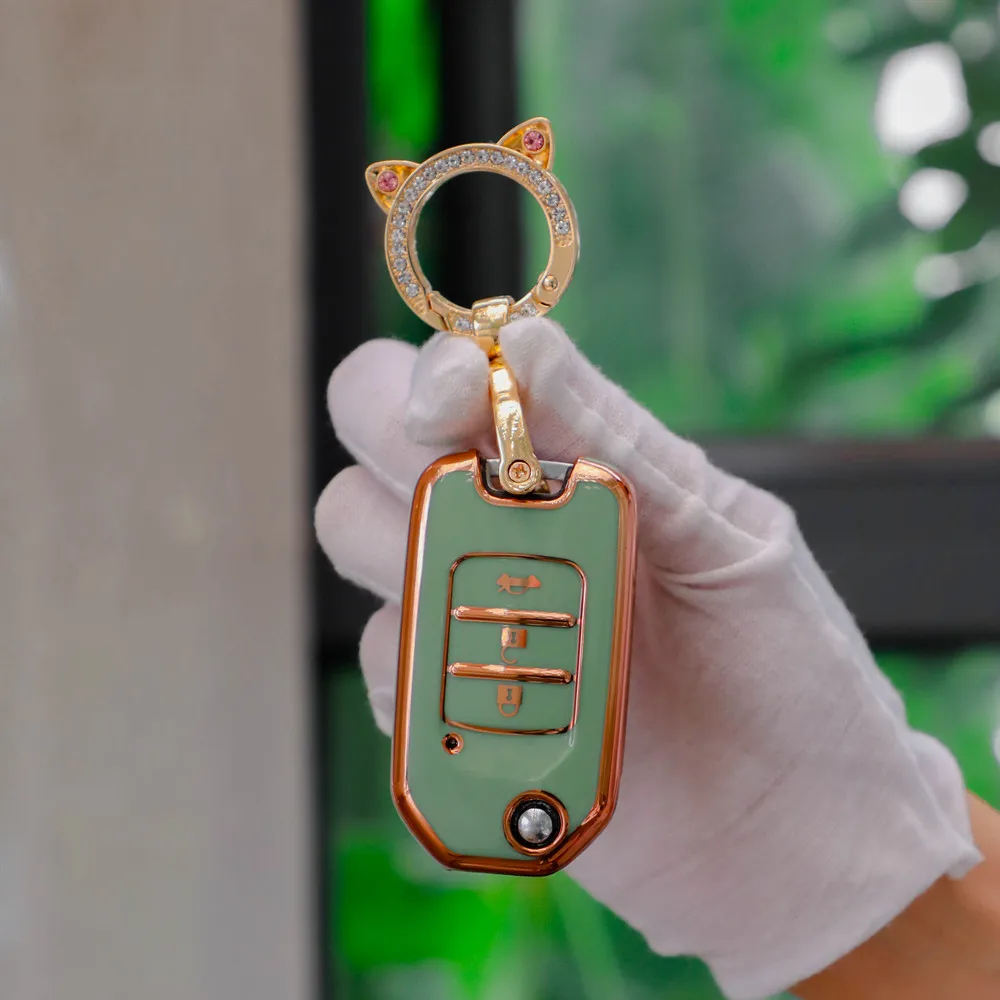 

Новый чехол для ключа из ТПУ, чехол с полной защитой для Honda Civic HRV CRV XRV Crider Odyssey 2015-2018, защита ключа с дистанционным управлением