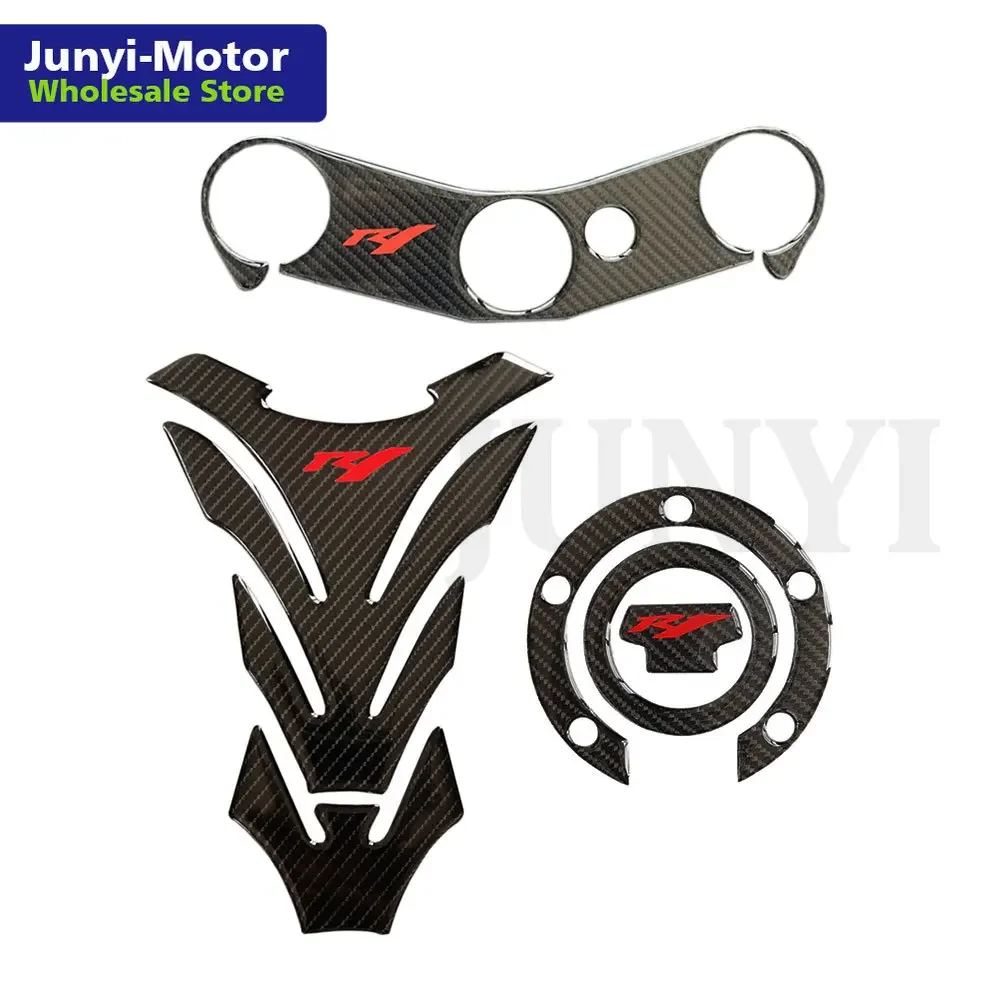 

For Yamaha YZF1000 YZFR1 YZF R1 2002 2003 2004 2005 2006 Sticker Oil Gas Fuel Tank Pad Decal Protector Triple Clamp Motorcycle