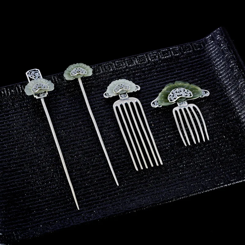 Новинка модные женские винтажные шпильки для волос в форме веера из