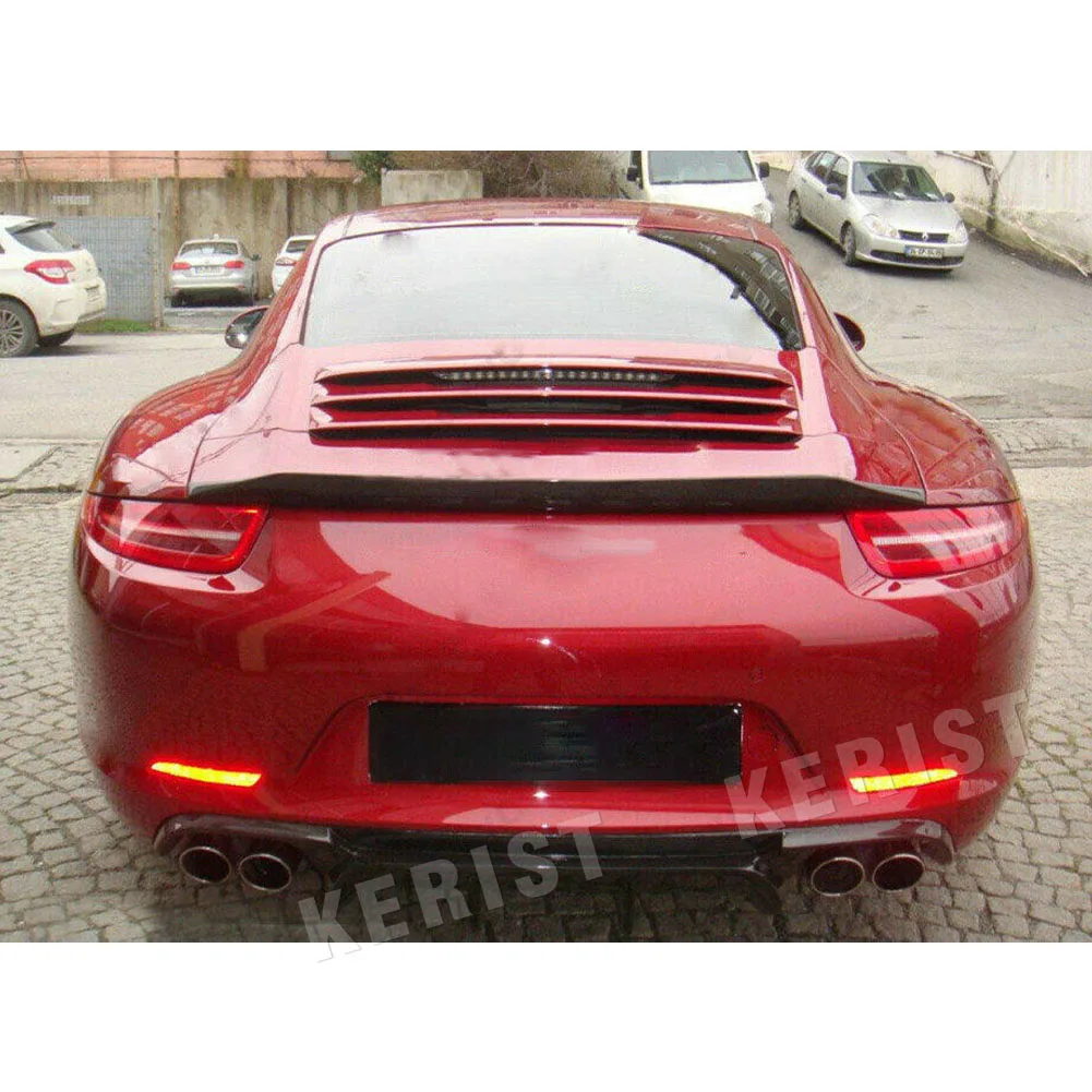 Спойлер для заднего багажника из углеродного волокна подходит Porsche 911 Carrera 991 2012 2013