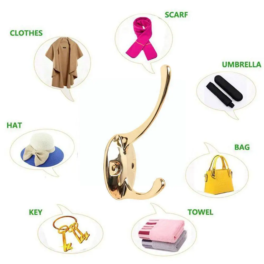 

Wall Hook Clothes Rack Robe Hook Steel Furniture Hook For Home Coats Hat Clothes Hanger Towel Keys F7k8