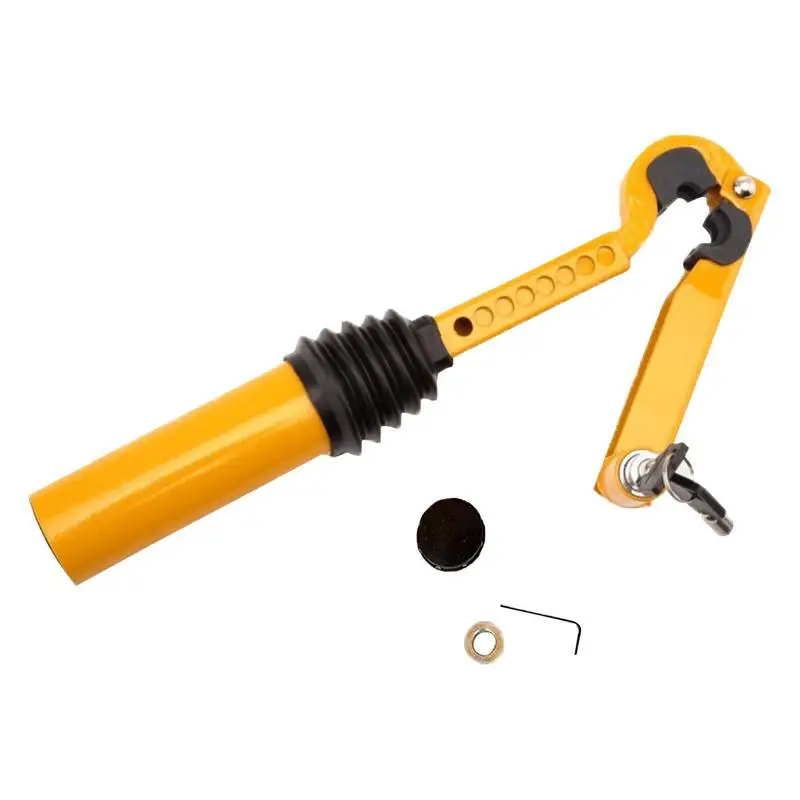 

Car Anti-Theft Lock Auto Security Universal Handbrake Lock Vehicle Anti-Theft Device With Two Keys For Trucks SUVs RVs And