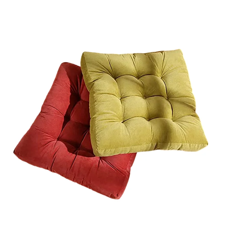 

Inyahome Floor Thick Tufted Seat Cushion Soft Thicken Yoga Meditation Cushion Pouf Tufted Corduroy Tatami Floor Pillow Coussin