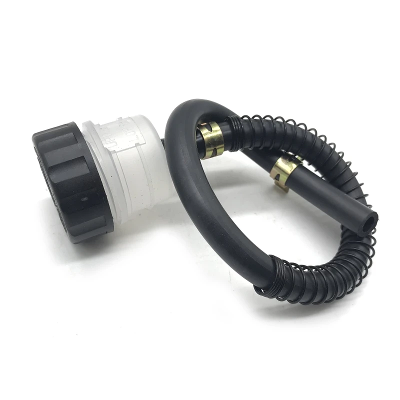 

517B Motorcycle Brake Master Cylinder Brake Pump Tank Oil Cup Fluid Bottle Reservoir with Hose Line for 50CC 70CC 110CC 125CC