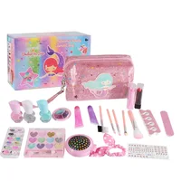 Make Up Children Girls Lipstick Cosmetics Toys Nail Polish Nail Enhancement Handbag Set