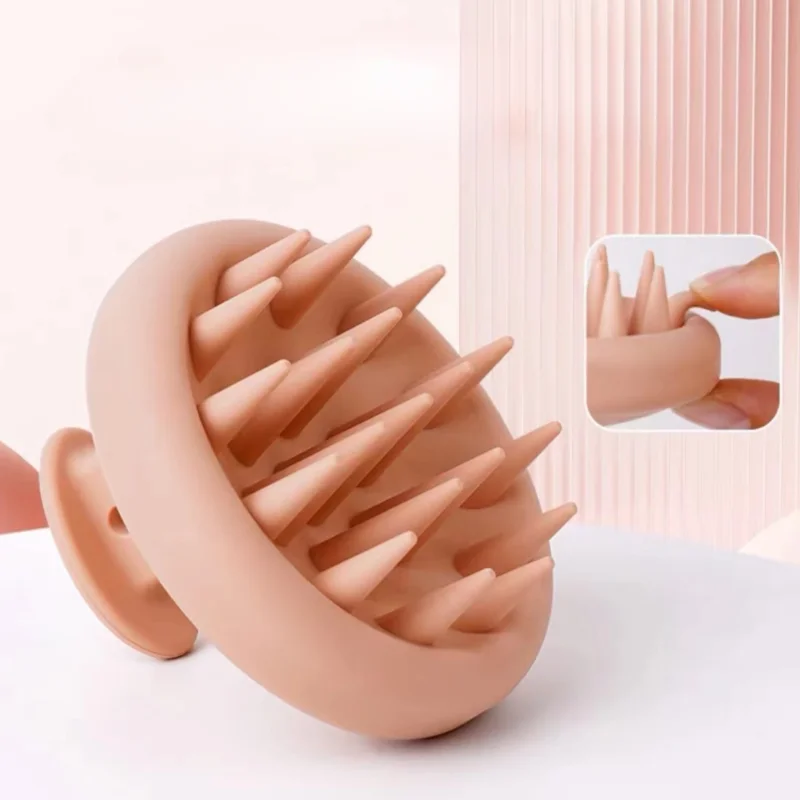

1PC Silicone Head Body Scalp Massage Brush Comb Shampoo Hair Washing Comb Wet and Dry Shower Bath Spa Head Massage Tools