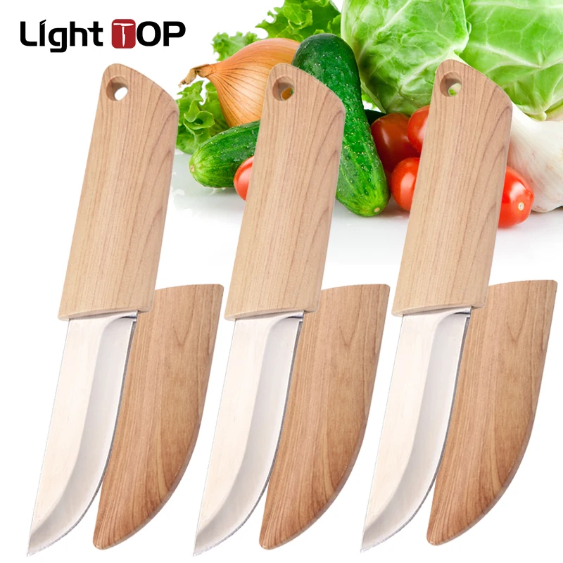 Карманный нож из нержавеющей стали для чистки мяса фруктов маленький