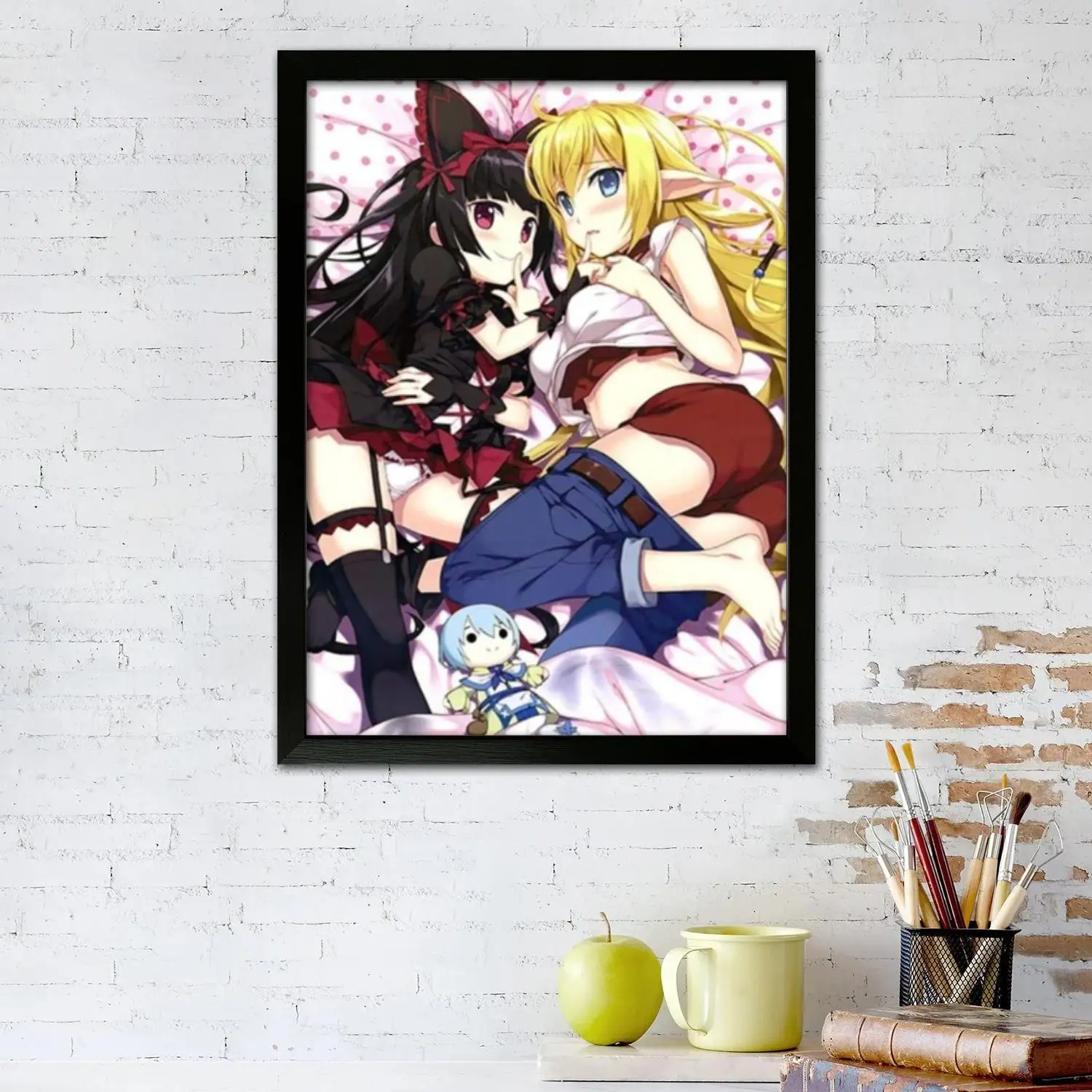 Художественный постер &quotСовременная семья&quot Gate Jieitai Kanochi на холсте