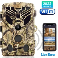 professional wildlife camera 24mp 1296p wifi trail cameras no glow night vision motion activated ip66 waterproof trap game