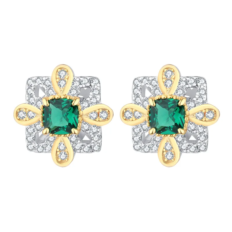 

Женские серьги-гвоздики из серебра 925 пробы, 4 х4 мм