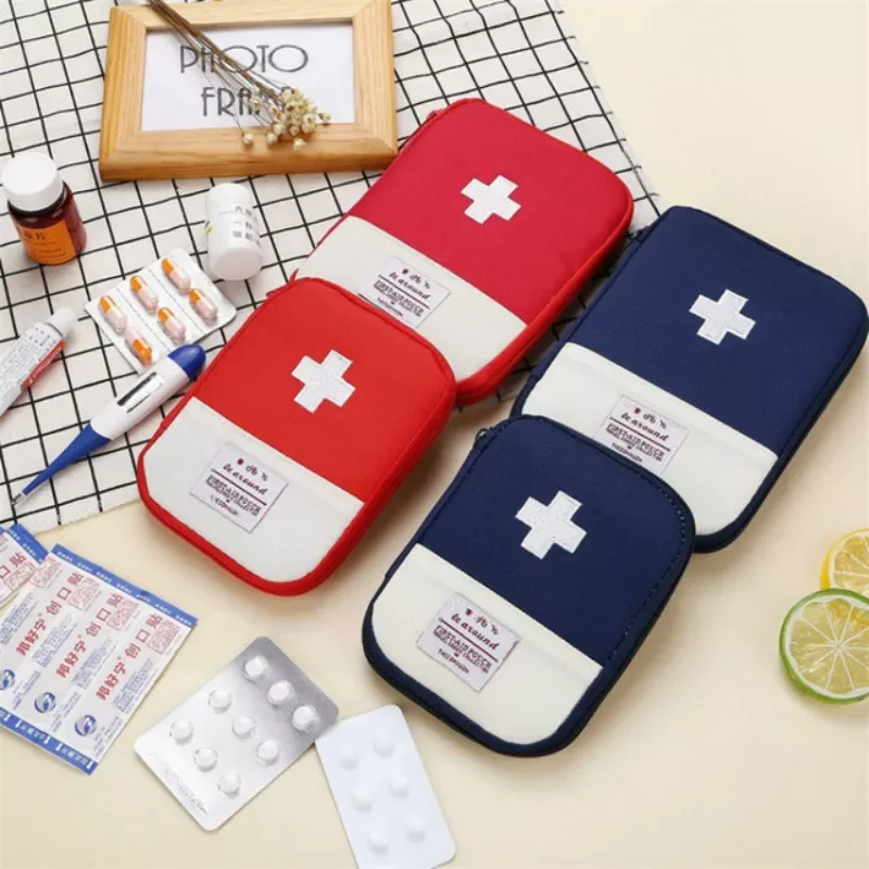 

Аптечка первой помощи, пустая сумка для домашней чрезвычайной ситуации, портативная аптечка для безопасности лекарств, маленькая аптечка